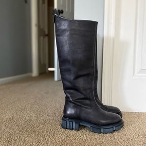 BROOKS TALL BOOTS FREE PEOPLE (LEATHER)